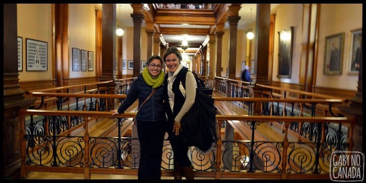 Eu e a Fla, minha cia nesta visita