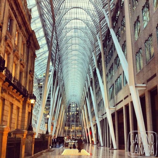 Brookfield Place - é neste lugar lindo que fica o Marché.